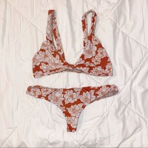 $180 🅿️♈️ Acacia Swimwear Rust Magnolia set